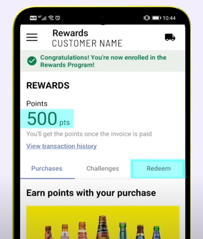 How to redeem my rewards in the app – Anheuser-Busch InBev